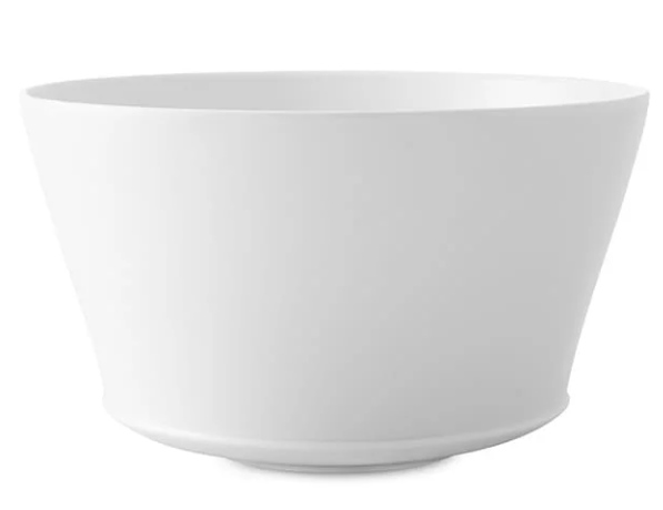 Ensaladera alta Crown White