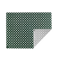 8 Individuales loops Verde Plata